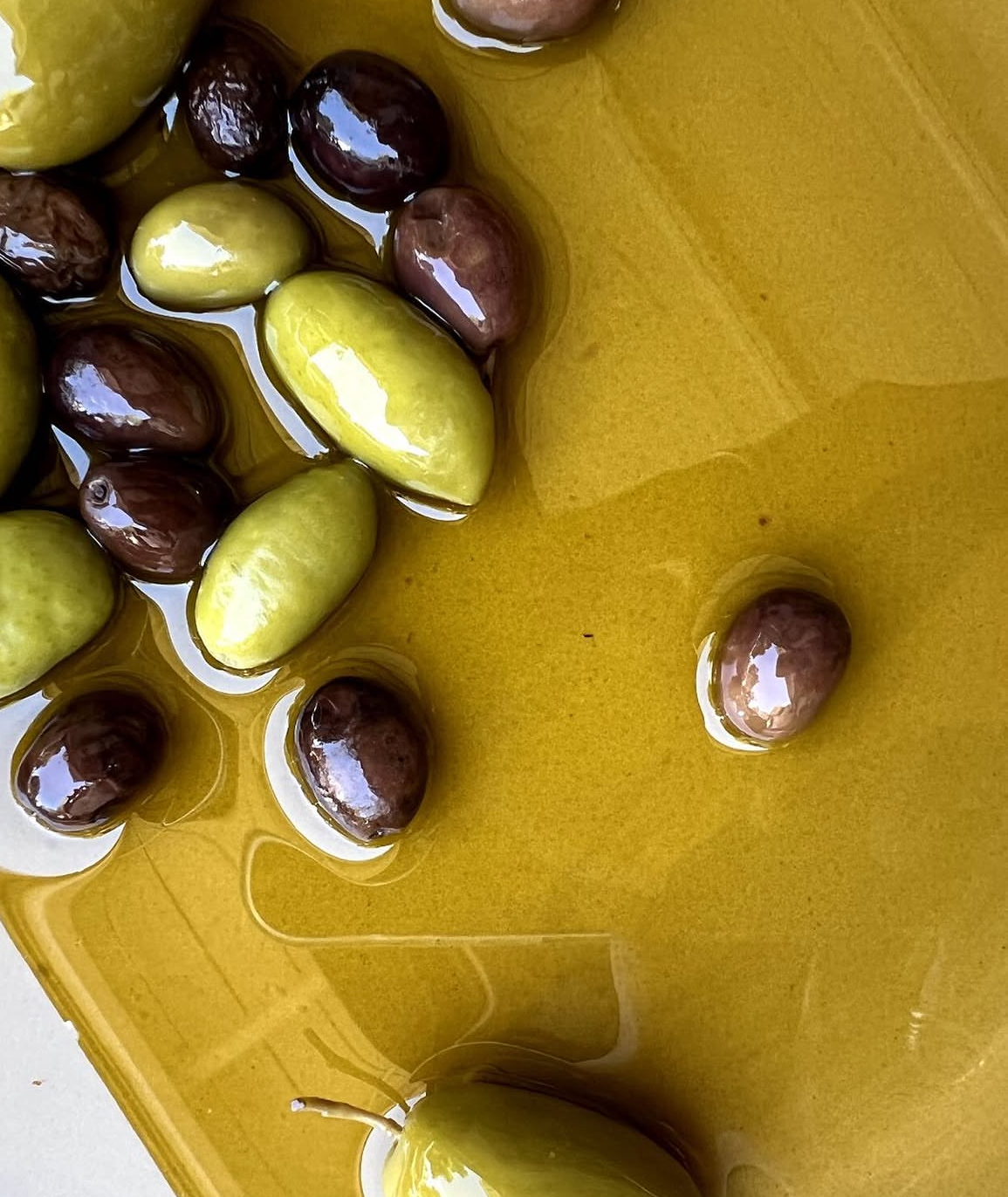 Olives in fresh olive oil